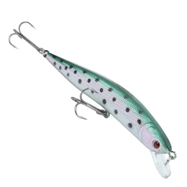 5 stk. plastminnow-sluk simulering langtkast med treblekrok #7 for fiske