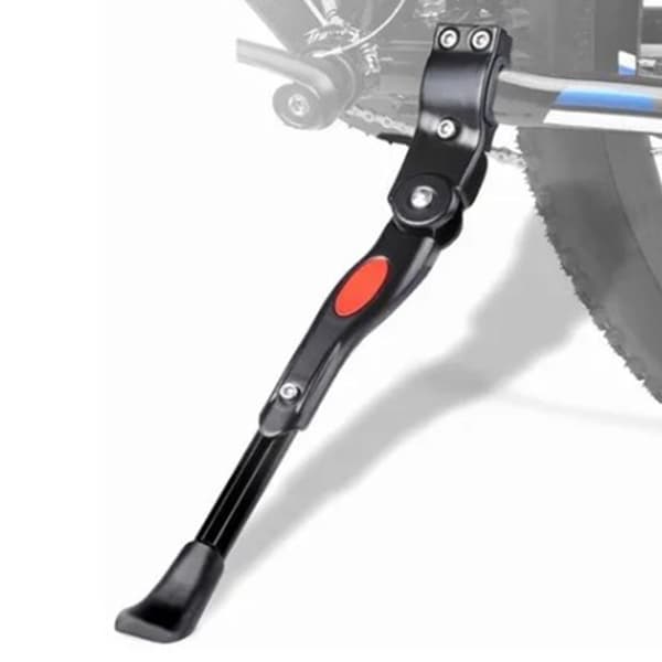 Skridsikker sidestøtte i aluminiumslegering til landevejs- og mountainbikes, sort