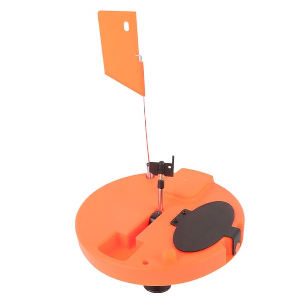 Bærbar isfiskerindikator med flag, vinterfisketilbehør, orange, rød