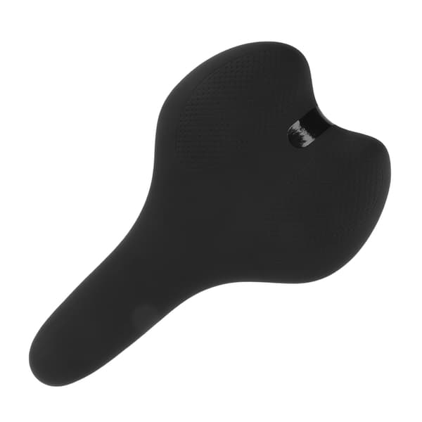 Komfortabel, blød, slidstærk, ergonomisk designet, vandtæt sort cykelsadel.