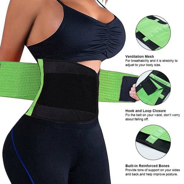 Unisex magformande bälte för bantning och ländryggsstöd - Tillverkat av elastiskt CLF-material