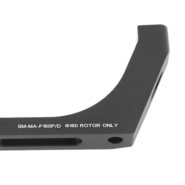 Cykel skivebremseadapter, aluminiumslegering, monteringsbeslag til 160 mm forskivebremse