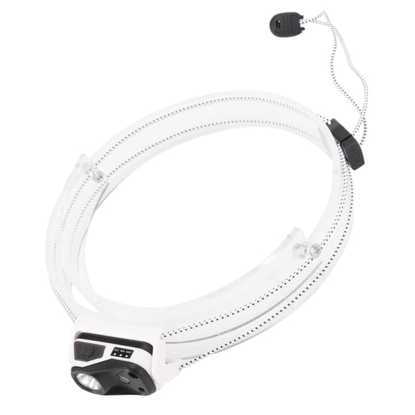 IPX5 LED Hodelykt med Bevegelsessensor, USB Oppladbar, Justerbar for Fiske og Løping