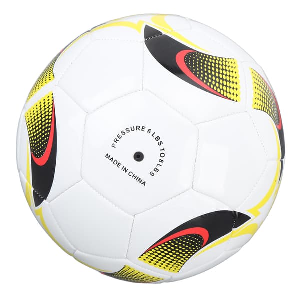 Fotball Størrelse 5 PVC Elastisk Mais Mønster Hvit Gave til Trening og Kamper