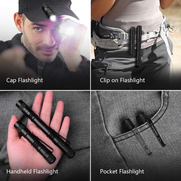 Mini LED-penlygte til udendørs udstyr til vandring, camping, jagt