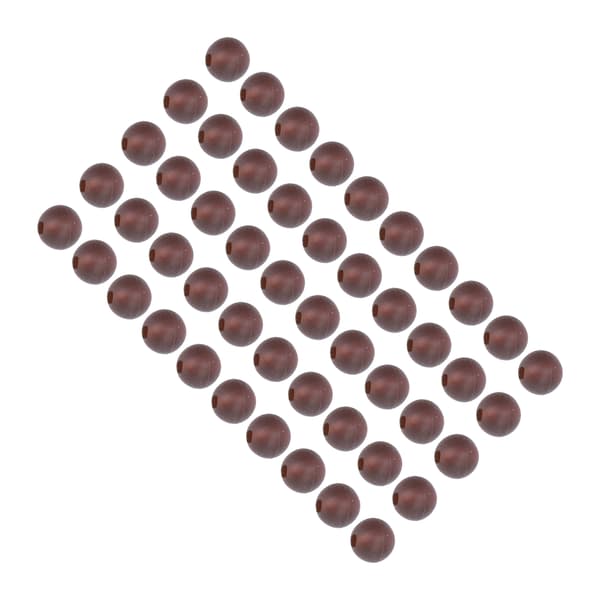 50 stk. bløde karpefiskekugler 6 mm diameter brune karpefisketilbehør