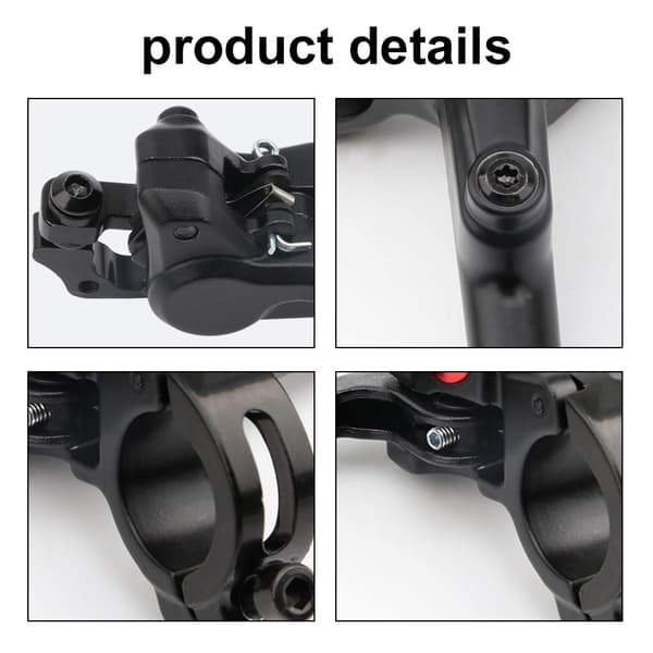 Hydraulisk oljebromssats för mountainbikes, fram och bak, 1000 mm och 1600 mm