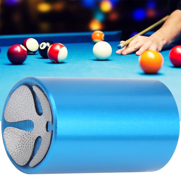 2-i-1 Værktøj til Billardkøspids Shaper Scuffer Aluminium Billard Tilbehør Blå