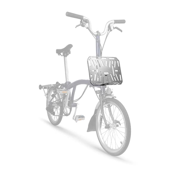 Gør-det-selv cykelfrontstativ med aluminiumstaskeadapterbase, nem installation