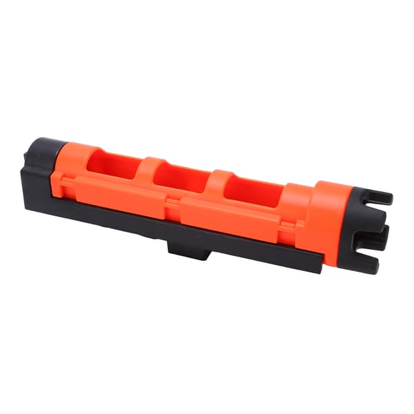 Fiskelåda Spöhållare, Plast, med Justerbar Bas, Bärbar, Orange