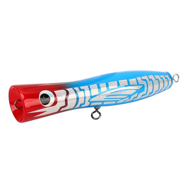 Fiskedrag i trä, Popper, 7,1 tum, 3 oz med reflekterande färger för bas, tonfisk, GT