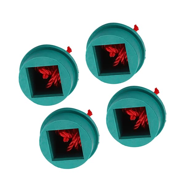 4 STK Gummi Kridtholder til Billard & Snooker Bordtilbehør Grønt Cover