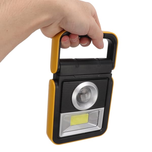 Solar LED campinglykt med USB-lading, nødlys for nattfiske og utendørs bruk.
