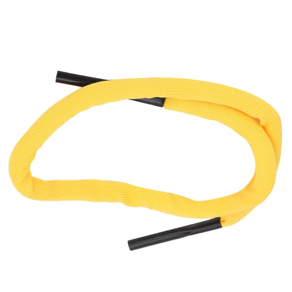 Sklisikker elastisk snor til briller, unisex, utendørssport, gul.
