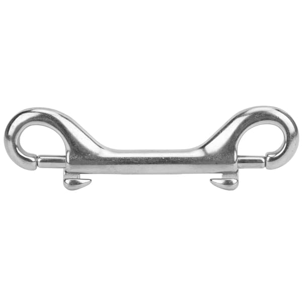Fjær krok med dobbel spiss, 316 rustfritt stål, nøkkelringklips, 115 mm