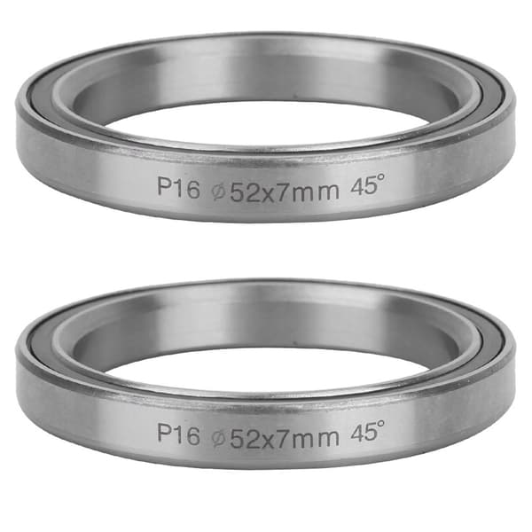 2 kpl laakeripäätä kaksoistiivisteellä, kestävä teräs, maastopyörään, 52 mm P16
