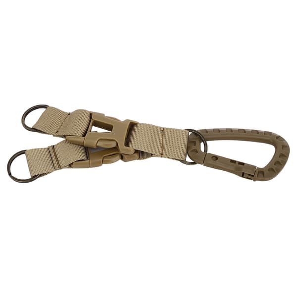 Nyckelspänne för utomhusbruk med flaskhållare, lätt nylon, för backpacking och camping