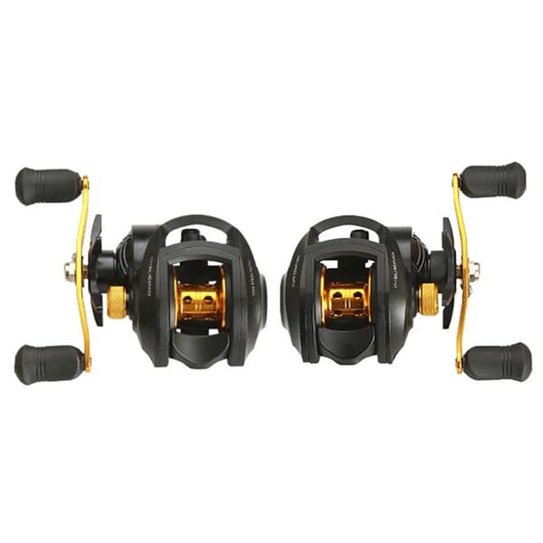Baitcasting Fiskesnelle 17+1BB 8kg Brems 8.0:1 Magnetisk Bremsesystem