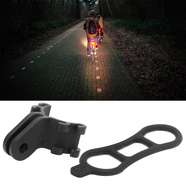 Justerbart cykelficklampsfäste med GoPro-styrfästesgränssnitt