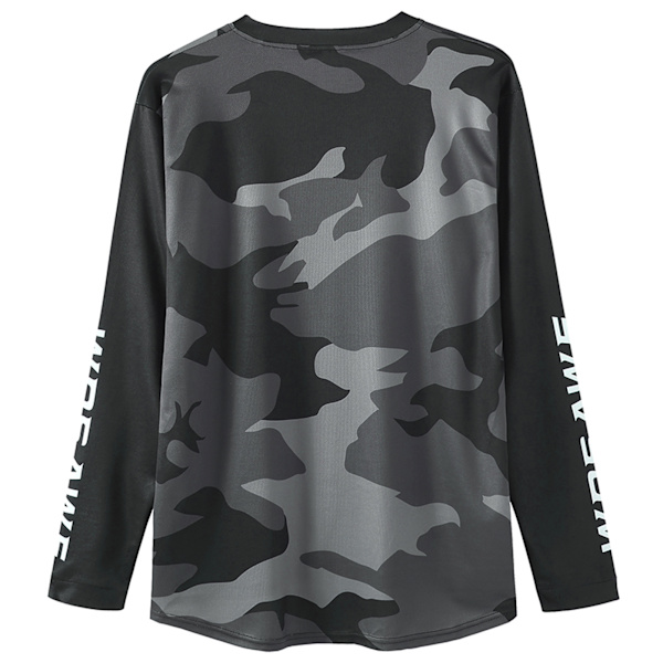 Herrarnas cykeltröja Långärmad Downhill MTB Racing Tröja Polyester