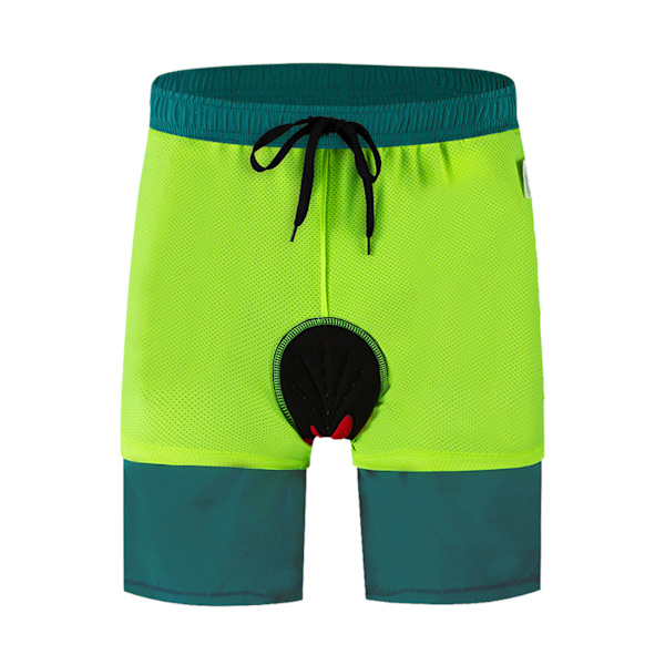 Cykelshorts til mænd med 3D gelpolstring og hurtigtørrende åndbart meshfor
