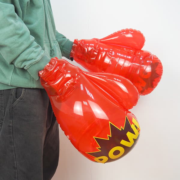 Oppblåsbare PVC boksehansker for gutter og jenter, trening og lek, 44*31*20CM
