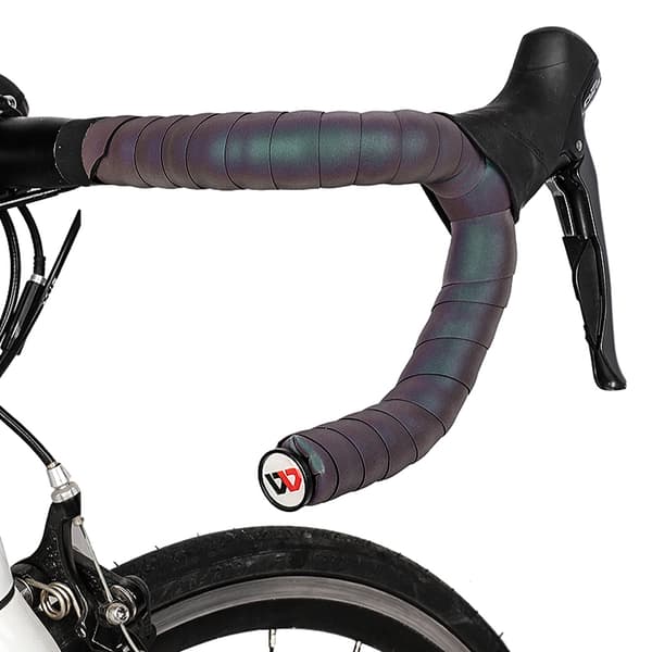 WEST BIKING Reflextejp för cykelstyre, slitstarkt och bekvämt PU+EVA-material