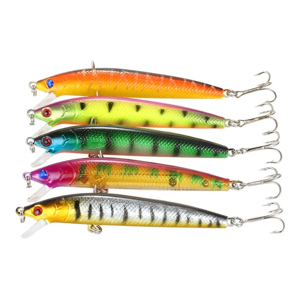 Blandet fiskelokkesæt 71 stk. Minnow Crankbaits kunstige lokker til bas og karper