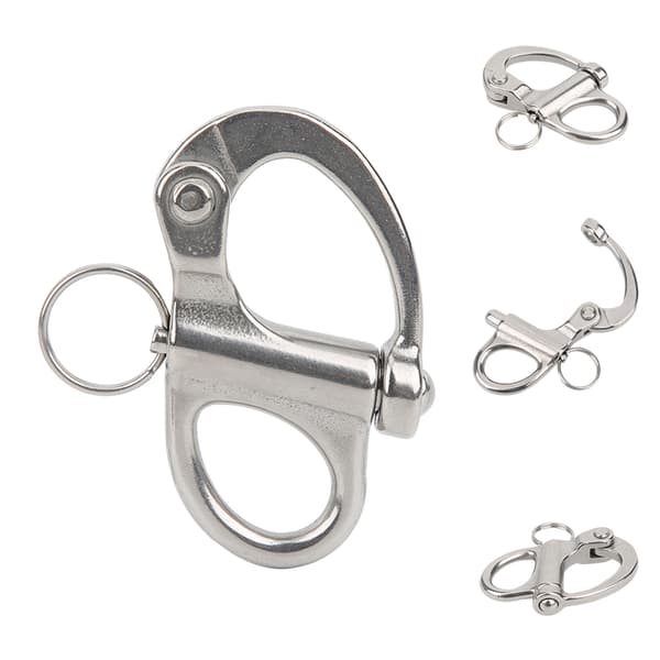 Fastmonteret Quick Release Krog 316 Rustfrit Stål til Bjergbestigning Klatring 96MM