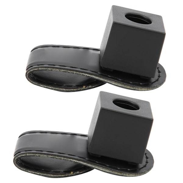2 stk/sæt Billard Kridtholder med Magnetisk Bælteclips - Bærbart Billard Kø Tilbehør