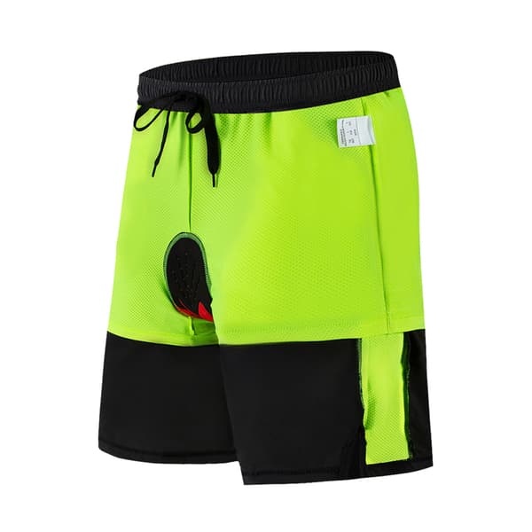 Cykelshorts för män med 3D-gelskum och snabbtorkande nätfoder som andas
