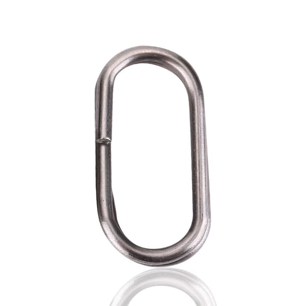 100 fiskedragskontakter i rostfritt stål (10x19mm)