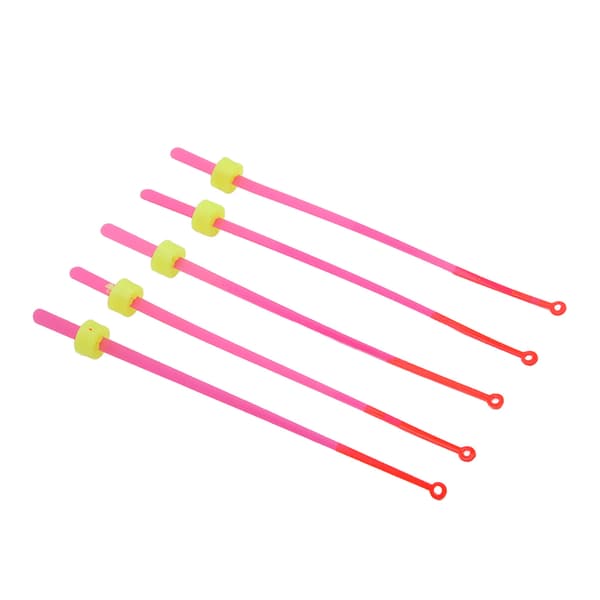 5st/set Förlängd Topp Isfiskespö Hållbart Vintertillbehör Liten ABS 12cm