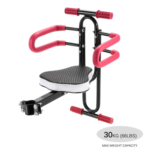Forsæde til børnecykel med quick release, sikkerhedssæde til elcykler