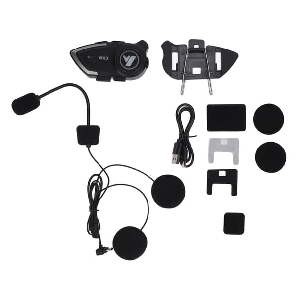 Bluetooth Intercom Headset til Motorcykelhjelm, IP67 Vandtæt, HiFi, 32 timers batteri