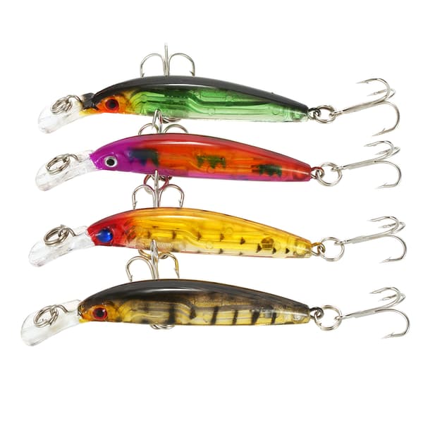 Blandet fiskelokkesæt 71 stk. Minnow Crankbaits kunstige lokker til bas og karper