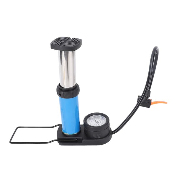 Cykelgolvpump med tryckmätare 120PSI Effektiv bärbar däckpump Schrader-ventil