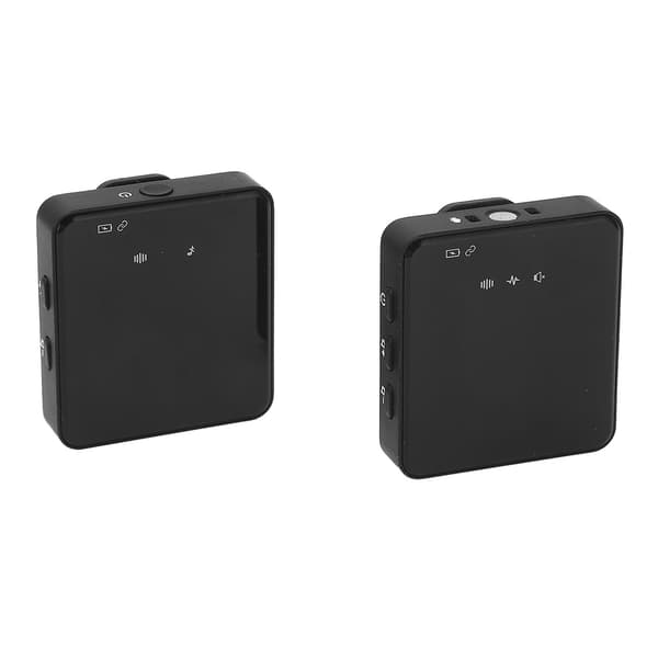Trådløs Lavalier Mikrofon med Real-Time Ørefeedback, HIFI Kvalitet til Kamera og Mobiltelefon