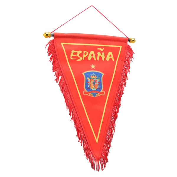 2022 Triangulär Fotbollsflagga, Vattentät, för Vardagsrums- och Bardekoration.