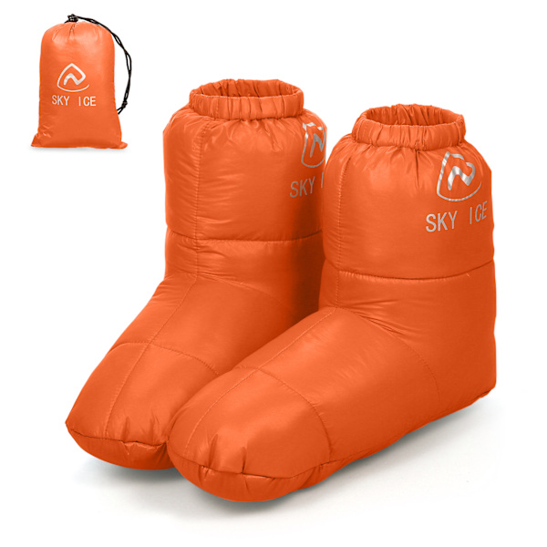 Ankelduntofflor för vintercamping -15~0℃ Unisex Stöveltofflor Slitstark Nylon