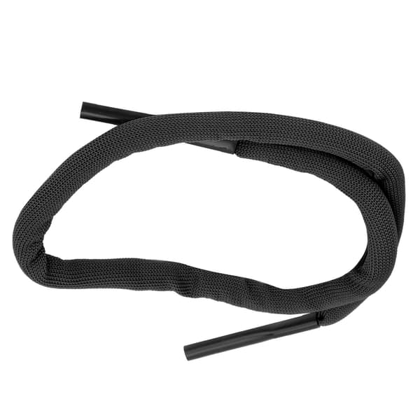Halkfri elastisk glasögonrem, unisex, utomhussport, nylon med justerbart spänne, svart