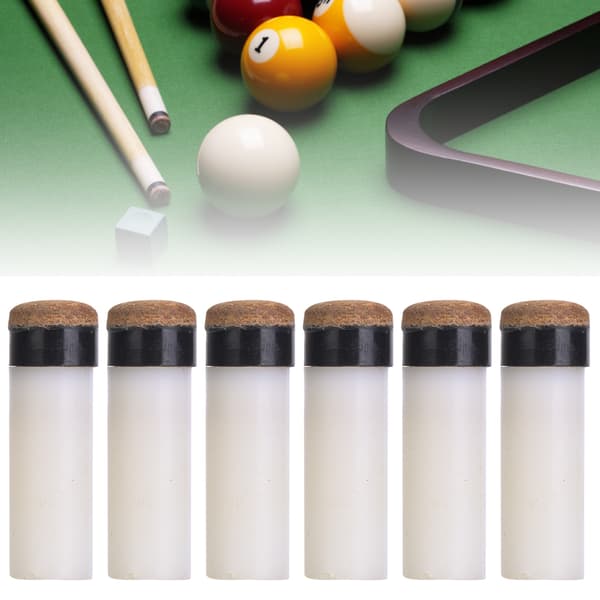 10 Biljard/Snooker/Pool Køtupper 10mm Erstatningstilbehør Lær Plast