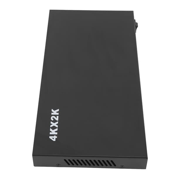 4K HD 1 ind 8 ud videosplitter med lyd til DVD STB spillekonsoller