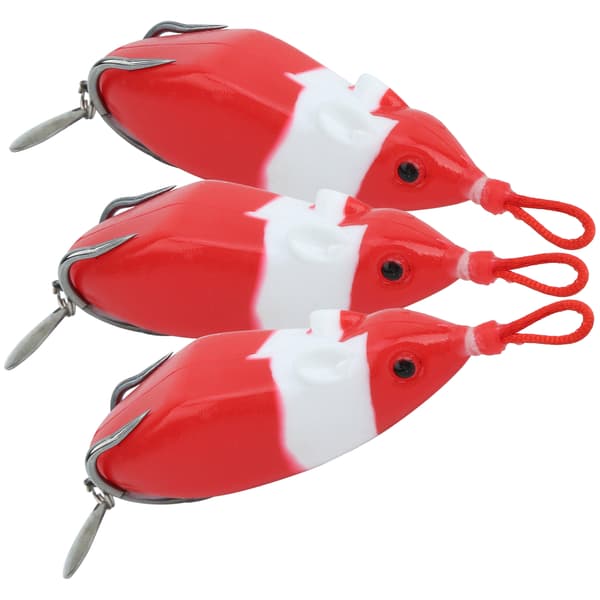 3 st mjuka simulerade ormhuvudbeten med paljetter för fiske #4