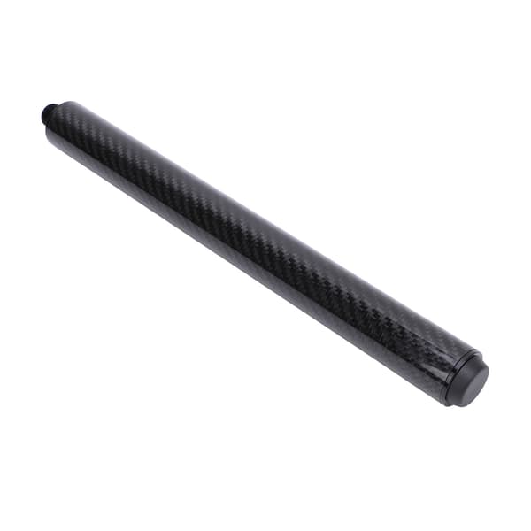 33 cm kolfiber biljardköförlängare med plugg och väska för poolspel