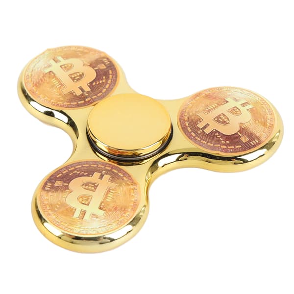 ABS Fingerspids Spinner med Sensorisk Elektrode, Anti-Stress, Stabilt Spindelegetøj, Guld