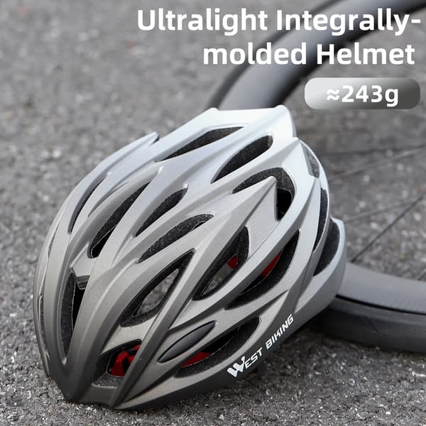 Ultralet cykelhjelm med 28 ventilationshuller, gradientfarve, PC+EPS, sikker til cykling