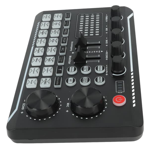 Live Bluetooth-ljudkort med brusreducerande mixer för podcast-streaming och spel