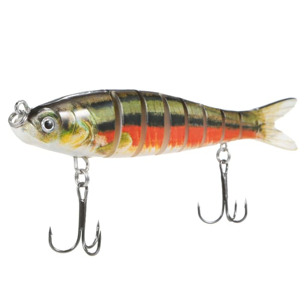 TARUOR 140 mm 8-segment fiskedrag, konstgjort wobblerbete, simdrag med trekrokar