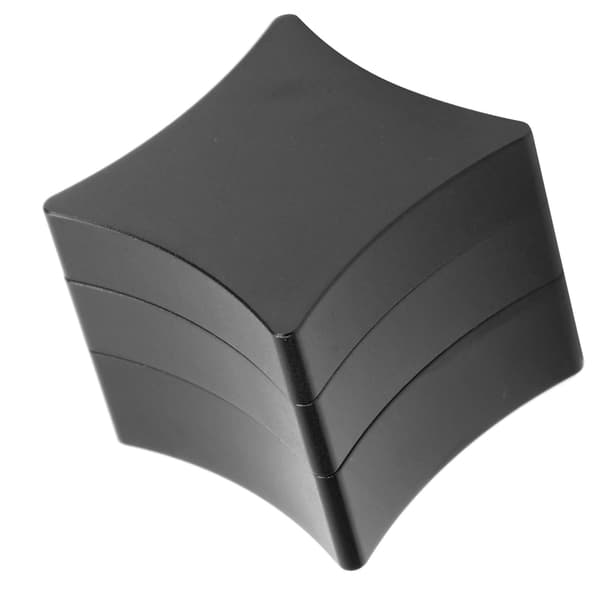 Aluminium kridtholder med klips og billardtilbehør - 3 cm/1,2 tommer, let og holdbar, sort